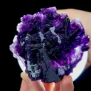 Natural Purple Fluorite, Mineral Specimen:Henan,China (95*75*25MM) - image 2