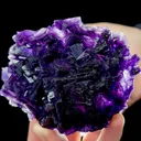 Natural Purple Fluorite, Mineral Specimen:Henan,China (95*75*25MM) - image 3