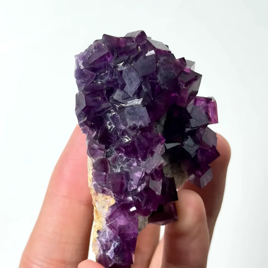 Natural Purple Fluorite Mineral Specimen,High Quality Specimen,ANHUI,CHINA(70*45*35mm) - image 3