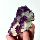 Natural Purple Fluorite Mineral Specimen,High Quality Specimen,ANHUI,CHINA(70*45*35mm) - image 2