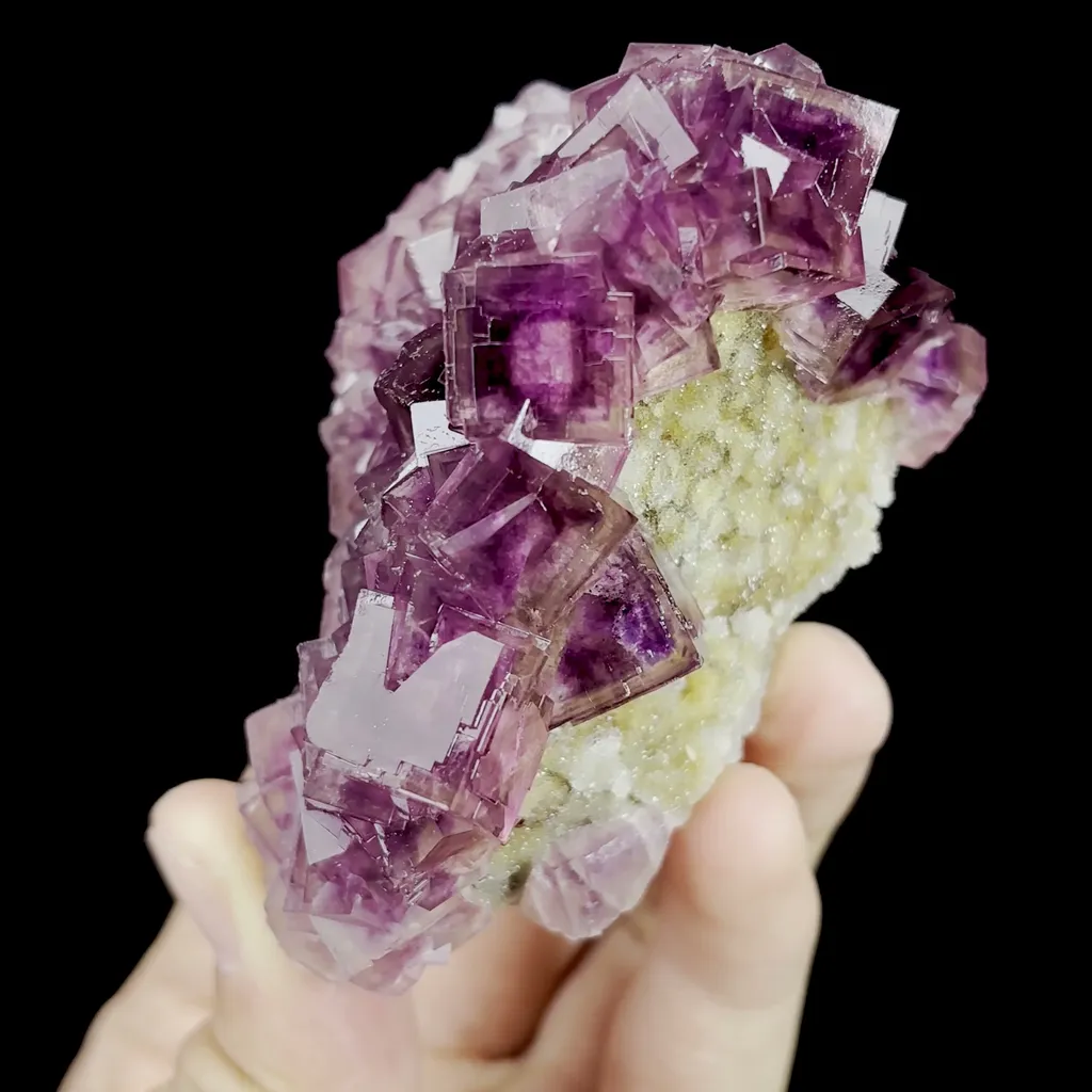 Natural Purple Fluorite Mineral Specimen,High Quality Specimen,ANHUI,CHINA(85*57*56mm) - image 3