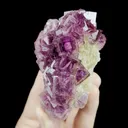 Natural Purple Fluorite Mineral Specimen,High Quality Specimen,ANHUI,CHINA(85*57*56mm) - image 1