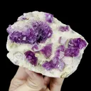 Natural Purple Fluorite Mineral Specimen,High Quality Specimen,ANHUI,CHINA(99*86*47mm) - image 1