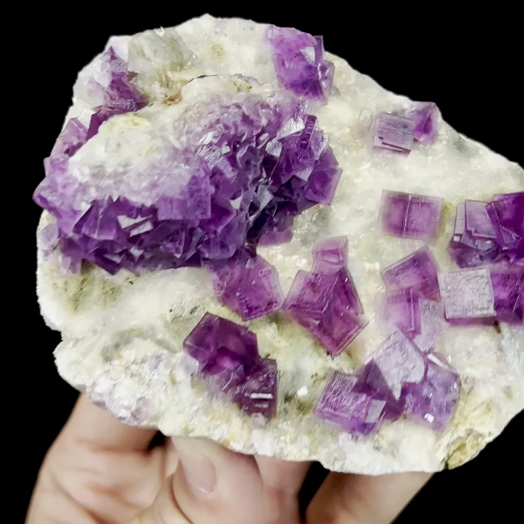 Natural Purple Fluorite Mineral Specimen,High Quality Specimen,ANHUI,CHINA(99*86*47mm) - image 2