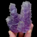 Natural Purple Fluorite Mineral Specimen,High Quality Specimen,GUIZHOU,CHINA(70*35*75mm) - image 1