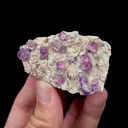 Natural Purple Fluorite Mineral Specimen,High Quality Specimen,HEBEI,CHINA(37*56*16mm) - image 1
