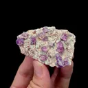 Natural Purple Fluorite Mineral Specimen,High Quality Specimen,HEBEI,CHINA(37*56*16mm) - image 4