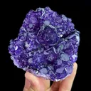 Natural Purple Fluorite Mineral Specimen,High Quality Specimen,HENAN,CHINA(107*98*40mm) - image 1