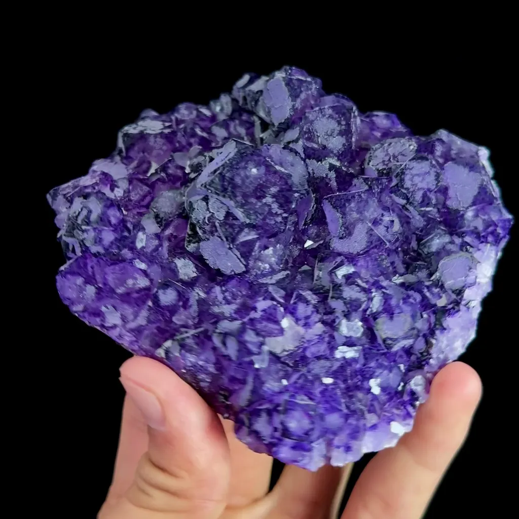 Natural Purple Fluorite Mineral Specimen,High Quality Specimen,HENAN,CHINA(107*98*40mm) - image 3