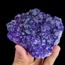 Natural Purple Fluorite Mineral Specimen,High Quality Specimen,HENAN,CHINA(107*98*40mm) - image 3