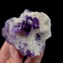 Natural Purple Fluorite Mineral Specimen,High Quality Specimen,HENAN,CHINA(67*66*36mm) - image 4