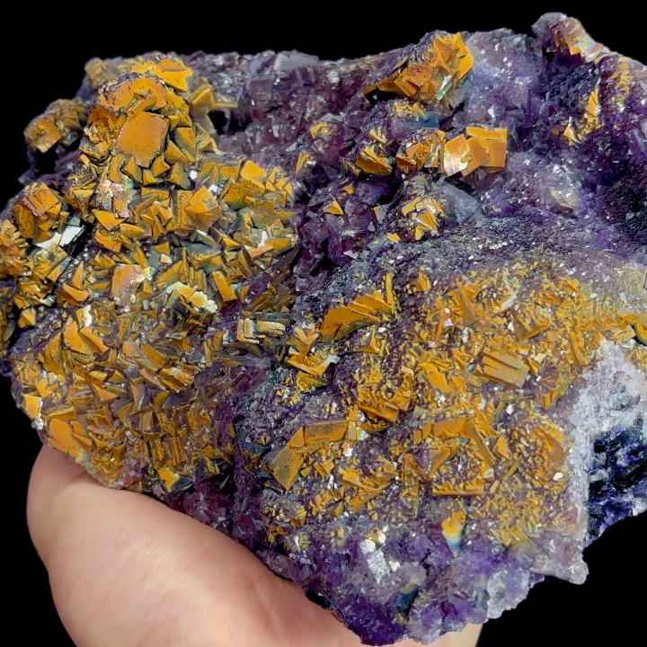 Natural Purple Fluorite Mineral Specimen,High Quality Specimen,HUNAN,CHINA(200*136*45mm) - image 3