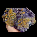 Natural Purple Fluorite Mineral Specimen,High Quality Specimen,HUNAN,CHINA(200*136*45mm) - image 1