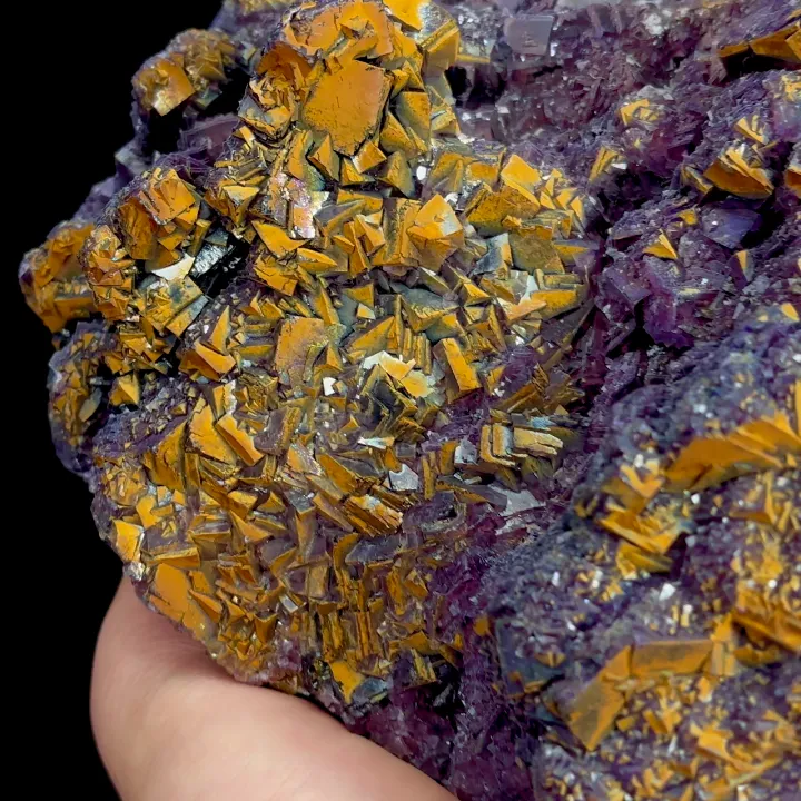 Natural Purple Fluorite Mineral Specimen,High Quality Specimen,HUNAN,CHINA(200*136*45mm) - image 2