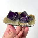 Natural Purple Fluorite Mineral Specimen,High Quality Specimen,MANAOSHAN,CHENZHOU,HUNAN,CHINA(100*70*44mm) - image 3