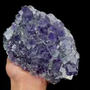 Natural Purple Fluorite Mineral Specimen,High Quality Specimen,XIANGHUALING,HUNAN,CHINA(170*110*50mm) - image 3