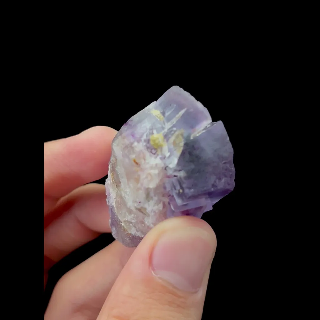 Natural Purple Fluorite Mineral Specimen,High Quality Specimen,XIANGHUALING,HUNAN,CHINA(37*32*23mm) - image 3