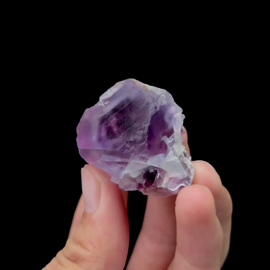 Natural Purple Fluorite Mineral Specimen,High Quality Specimen,XIANGHUALING,HUNAN,CHINA(37*32*23mm) - image 2