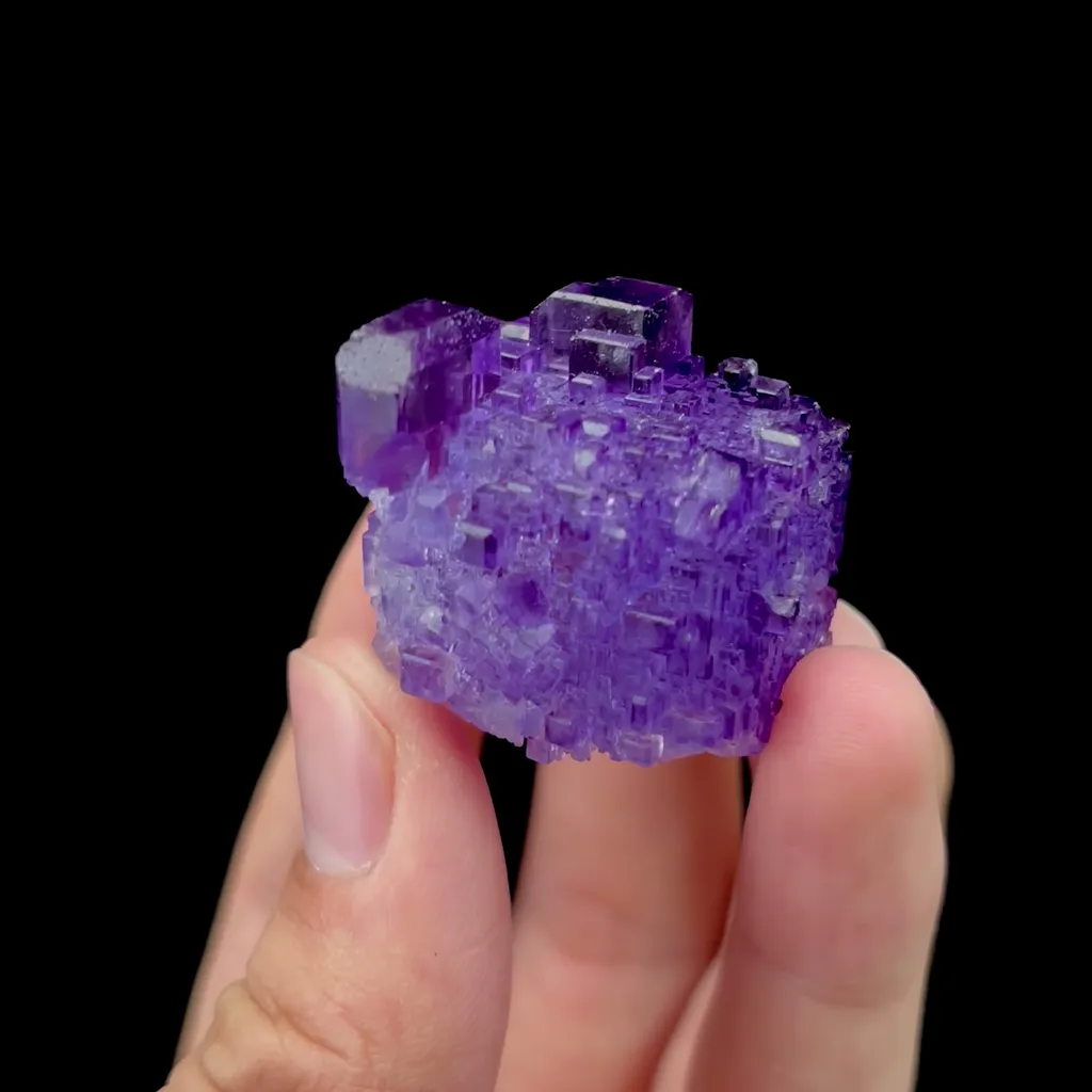 Natural Purple Fluorite Mineral Specimen,High Quality Specimen,XINJIANG,CHINA(28*32*29mm) - image 3