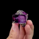 Natural Purple Fluorite Mineral Specimen,High Quality Specimen,YAO GANG XIAN,HUNAN,CHINA(36*27*32mm) - image 4