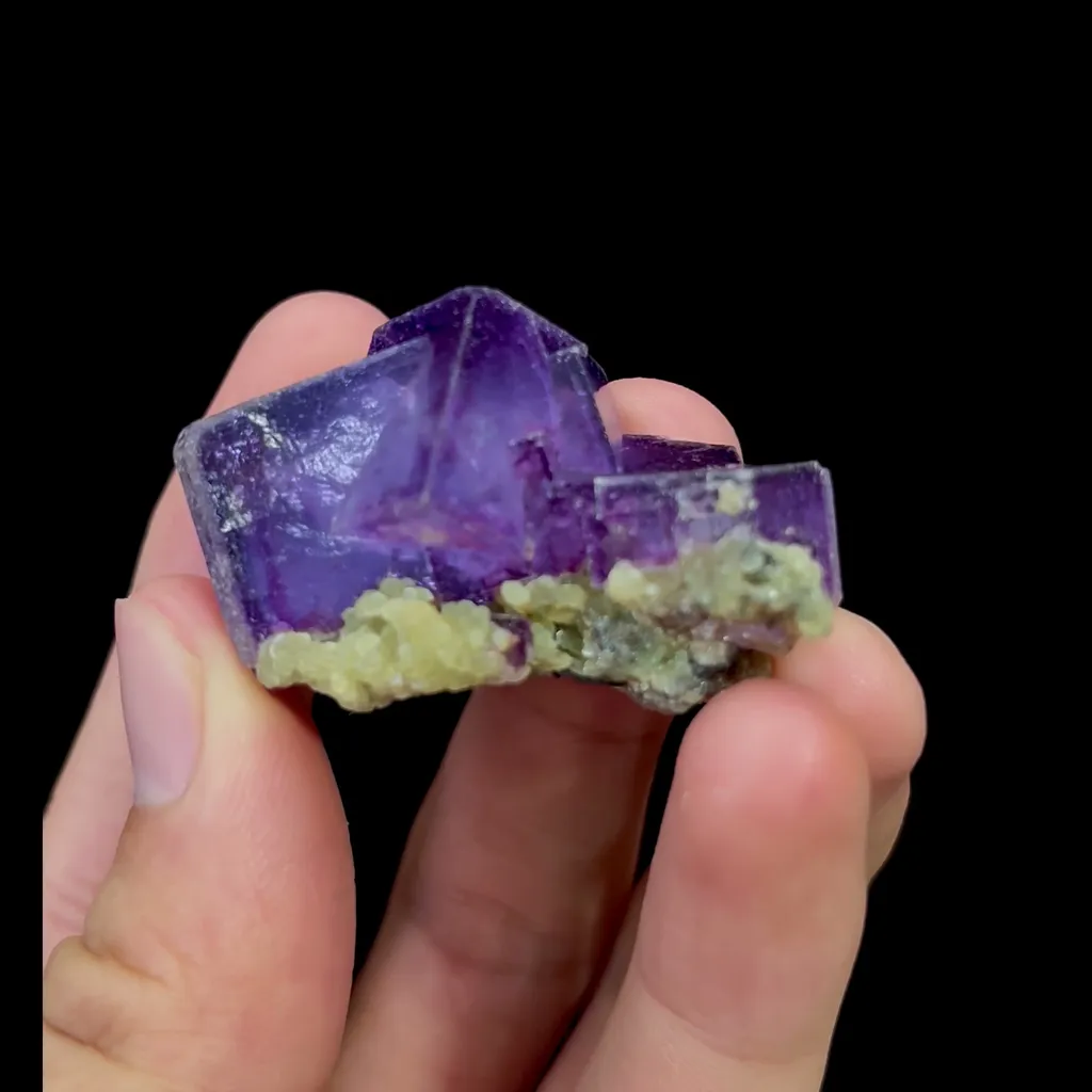 Natural Purple Fluorite Mineral Specimen,High Quality Specimen,YAO GANG XIAN,HUNAN,CHINA(48*33*25mm) - image 3