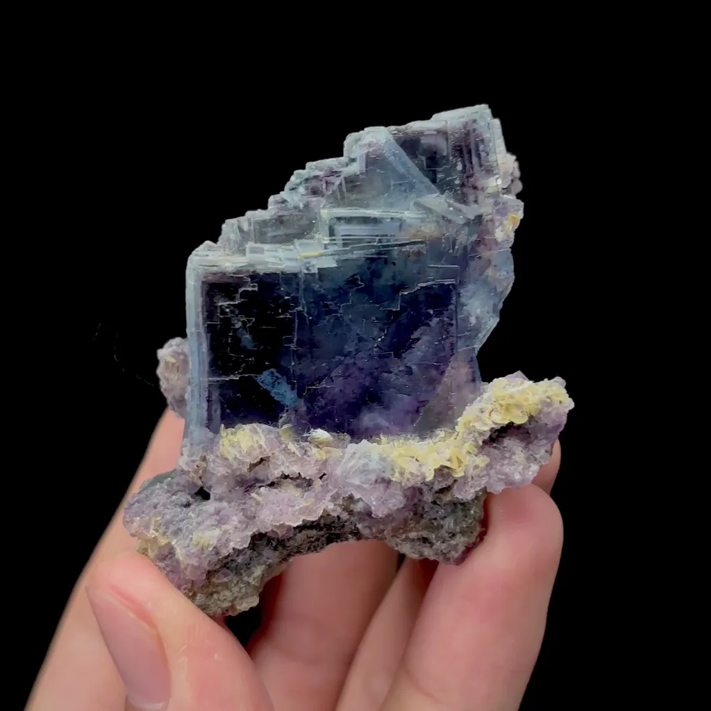 Natural Purple Fluorite Mineral Specimen,High Quality Specimen,YAO GANG XIAN,HUNAN,CHINA(50*40*30mm) - image 4