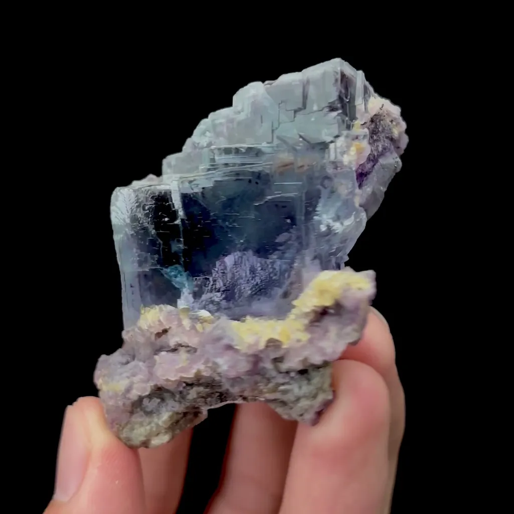 Natural Purple Fluorite Mineral Specimen,High Quality Specimen,YAO GANG XIAN,HUNAN,CHINA(50*40*30mm) - image 2