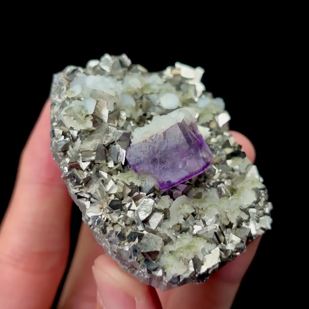 Natural Purple Fluorite Mineral Specimen,High Quality Specimen,YAO GANG XIAN,HUNAN,CHINA(66*54*32mm) - image 3