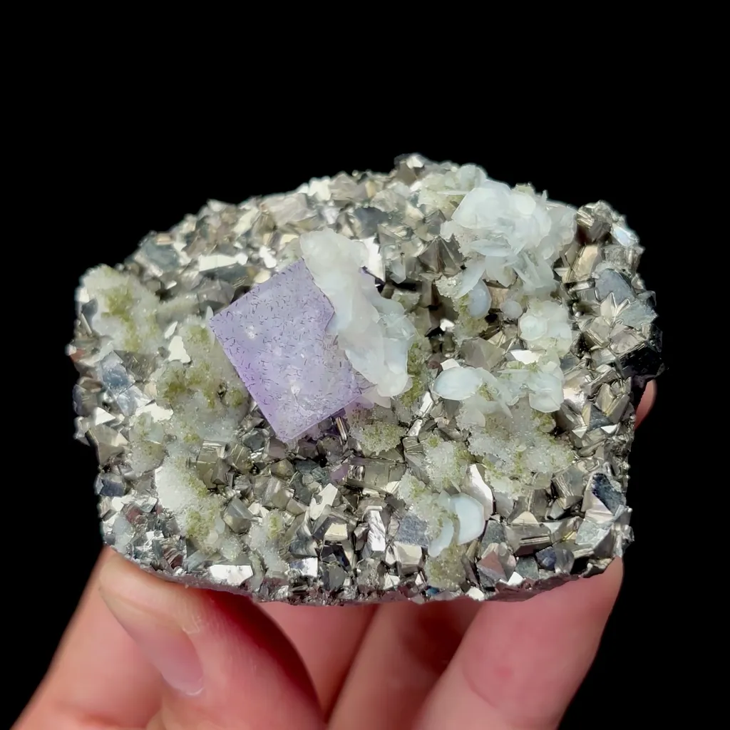 Natural Purple Fluorite Mineral Specimen,High Quality Specimen,YAO GANG XIAN,HUNAN,CHINA(66*54*32mm) - image 2