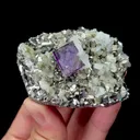 Natural Purple Fluorite Mineral Specimen,High Quality Specimen,YAO GANG XIAN,HUNAN,CHINA(66*54*32mm) - image 1