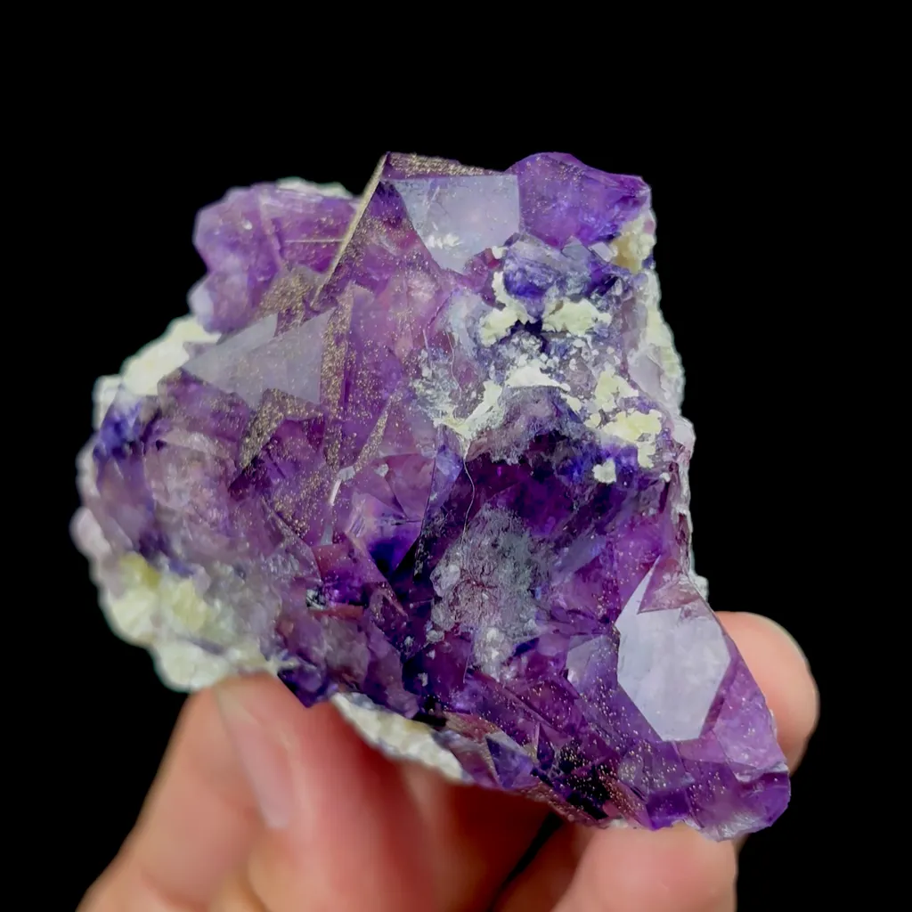 Natural Purple Fluorite Mineral Specimen,High Quality Specimen,YINDU,INNER MONGOLIA,CHINA(72*52*30mm) - image 2