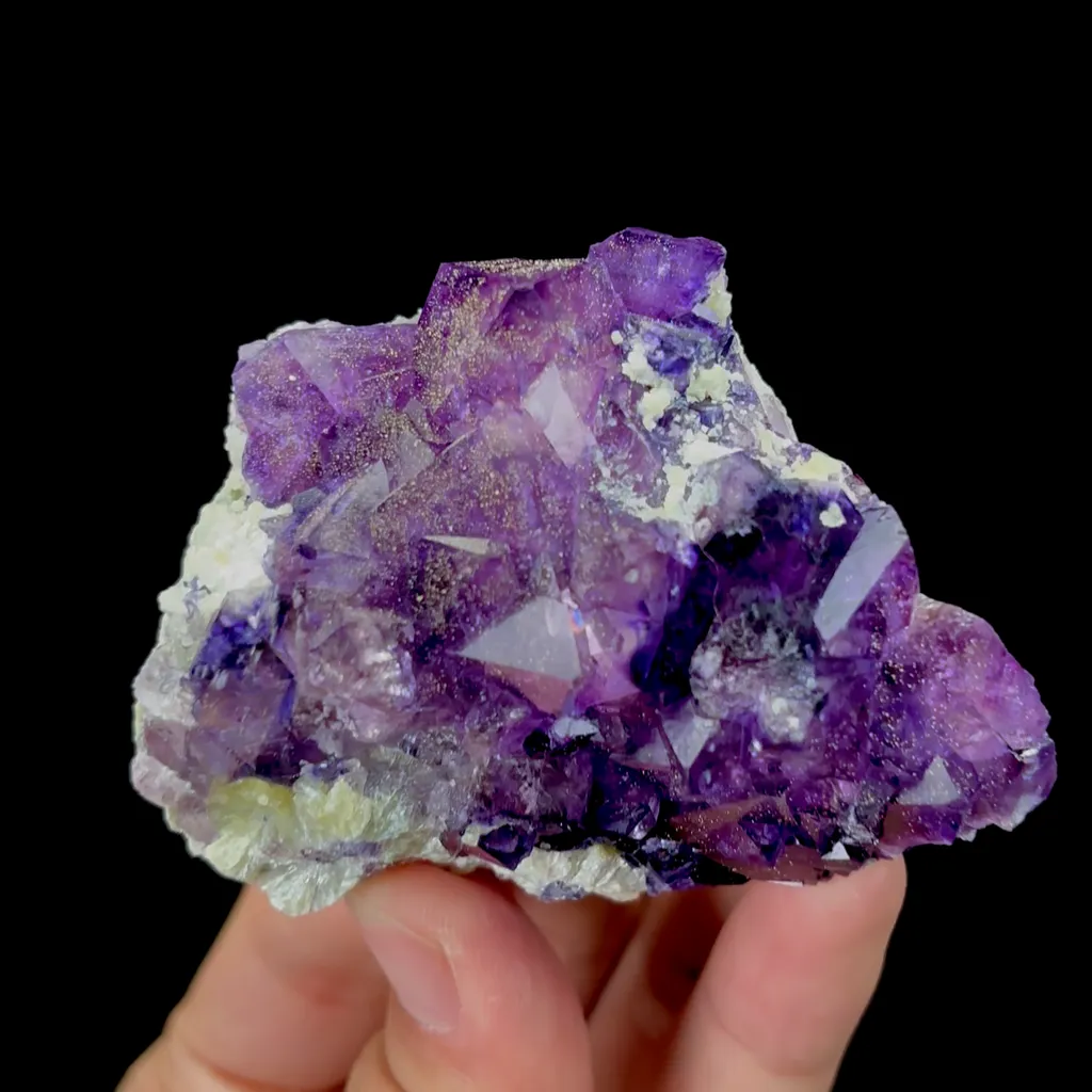Natural Purple Fluorite Mineral Specimen,High Quality Specimen,YINDU,INNER MONGOLIA,CHINA(72*52*30mm) - image 3