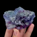 Natural Purple Fluorite Mineral Specimen,High Quality Specimen,YINDU,INNER MONGOLIA,CHINA(87*60*20mm) - image 2