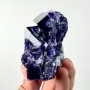 Natural Purple Fluorite Mineral Specimen,High Quality Specimen,ZHEJIANG,CHINA(40*34*75mm) - image 1