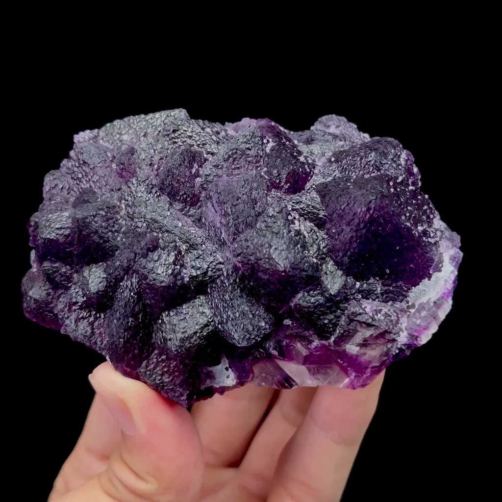 Natural Purple Fluorite Mineral Specimen,High Quality Specimen,ZHEJIANG,CHINA(95*65*35mm) image