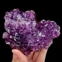 Natural Purple Fluorite Mineral Specimen,High Quality Stepped Specimen:ANHUI,CHINA (116*91*57mm) - image 2