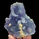 Natural Purple Fluorite Mineral Specimen,High quality:Yaogangxian,Hunan(100*105*35mm) - image 2
