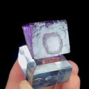 Natural Purple Fluorite, Mineral Specimen:Yaogangxian,Hunan (25*25*25MM) - image 2