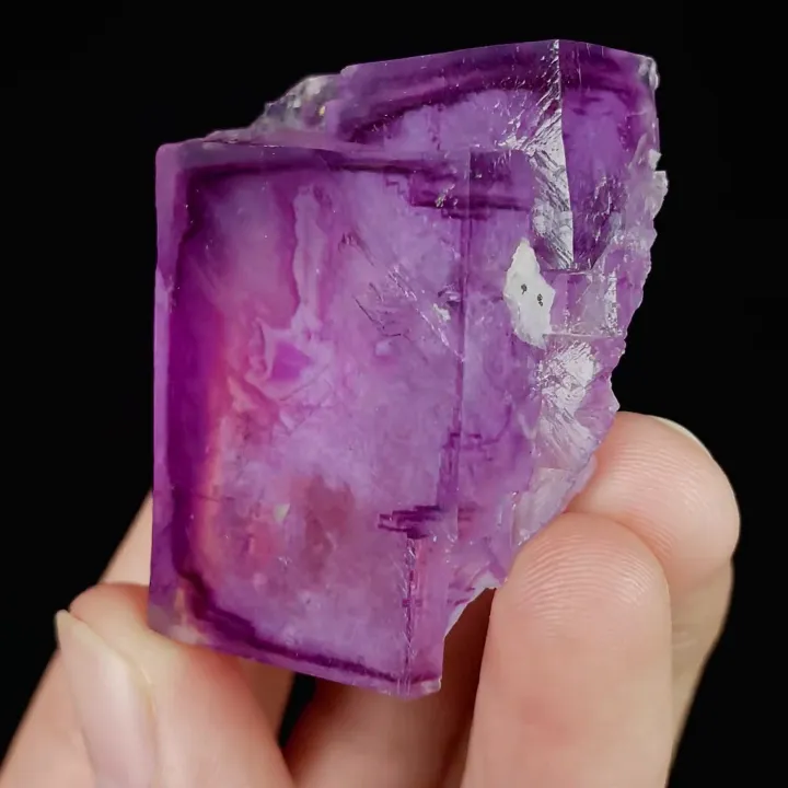 Natural Purple Fluorite, Mineral Specimen:Yaogangxian,Hunan (30*40*20MM) - image 3