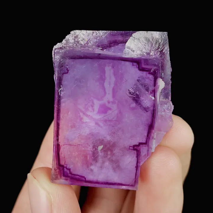 Natural Purple Fluorite, Mineral Specimen:Yaogangxian,Hunan (30*40*20MM) - image 5