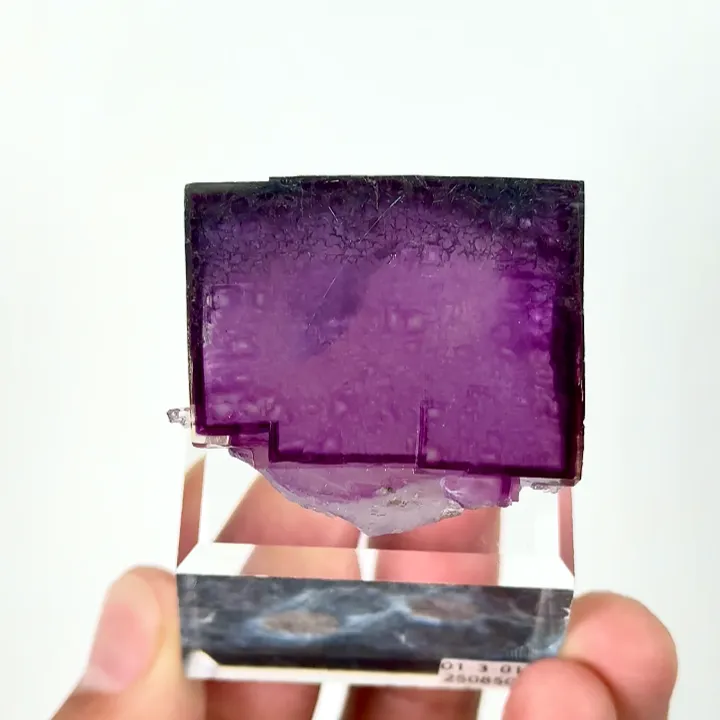Natural Purple Fluorite, Mineral Specimen:Yaogangxian,Hunan (35*30*30MM) - image 4