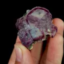 Natural Purple Fluorite, Mineral Specimen:Yaogangxian,Hunan (35*35*25MM) - image 5