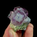 Natural Purple Fluorite, Mineral Specimen:Yaogangxian,Hunan (35*35*25MM) - image 2