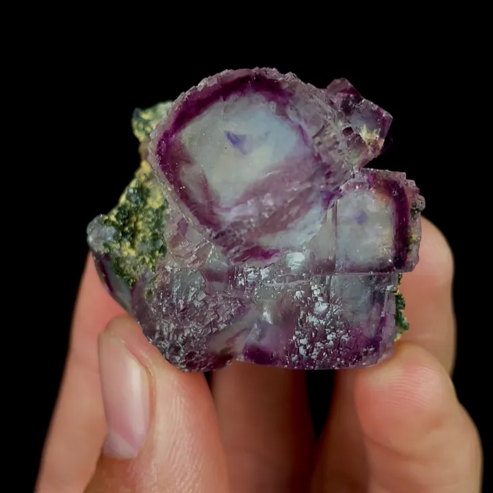Natural Purple Fluorite, Mineral Specimen:Yaogangxian,Hunan (35*35*25MM) - image 6