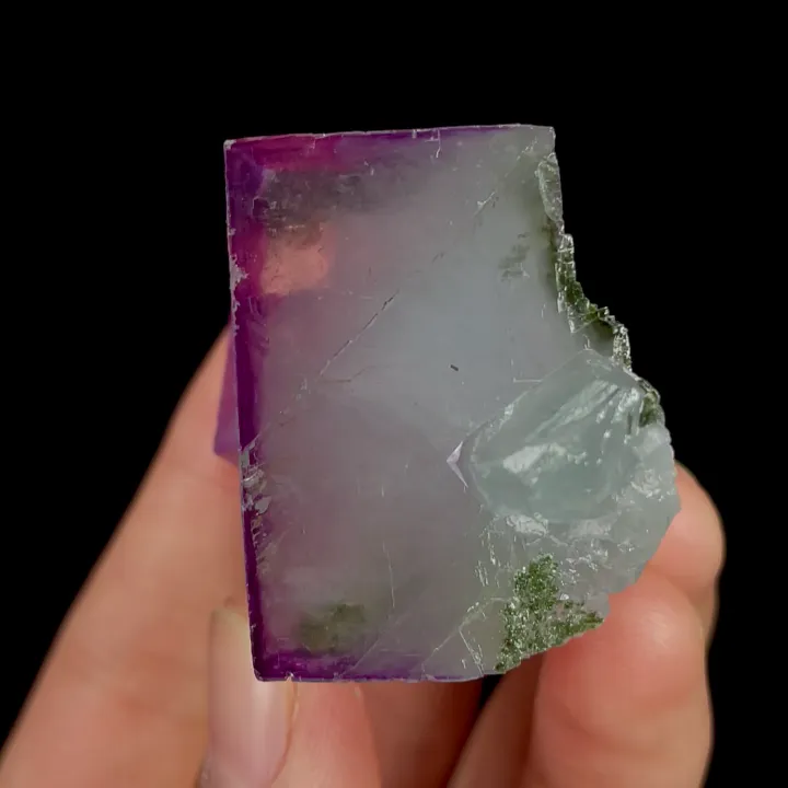 Natural Purple Fluorite, Mineral Specimen:Yaogangxian,Hunan (35*50*30MM) - image 5