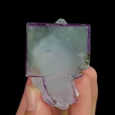 Natural Purple Fluorite, Mineral Specimen:Yaogangxian,Hunan (35*50*30MM) - image 6