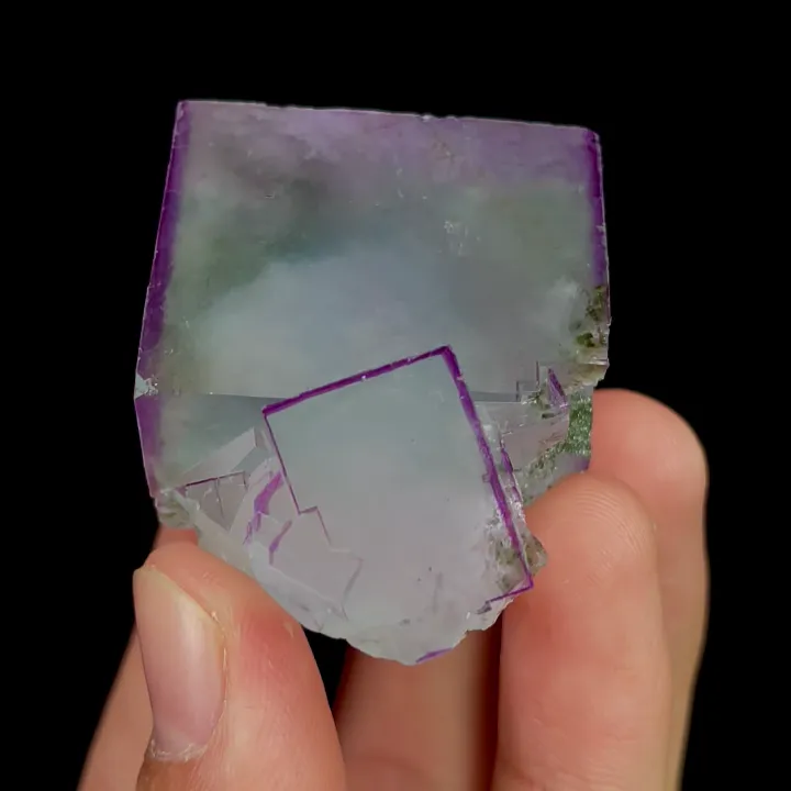 Natural Purple Fluorite, Mineral Specimen:Yaogangxian,Hunan (35*50*30MM) - image 2