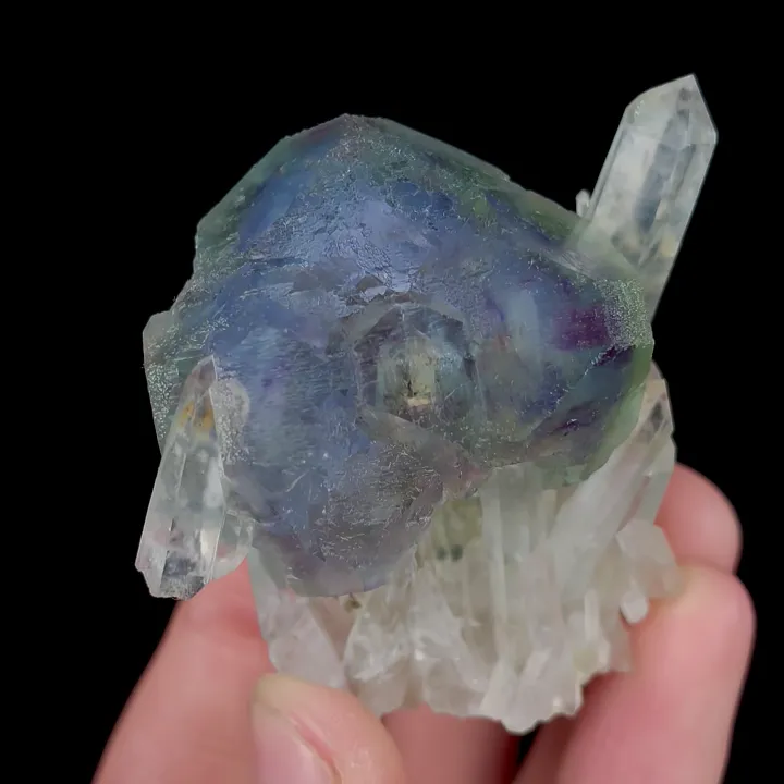 Natural Purple Fluorite, Mineral Specimen:Yaogangxian,Hunan (45*45*30MM) - image 2