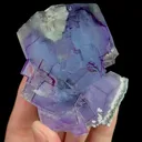 Natural Purple Fluorite, Mineral Specimen:Yaogangxian,Hunan (60*45*70MM) - image 2