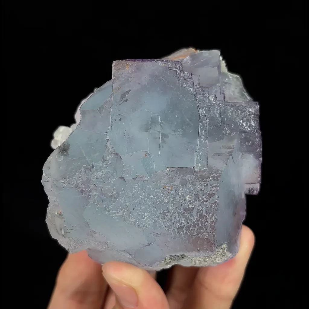 Natural Purple Fluorite, Mineral Specimen:Yaogangxian,Hunan (70*75*45MM) - image 4